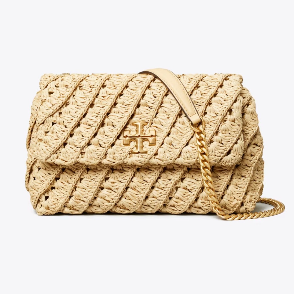 Tory Burch Rattan Kira Crossbody Bag